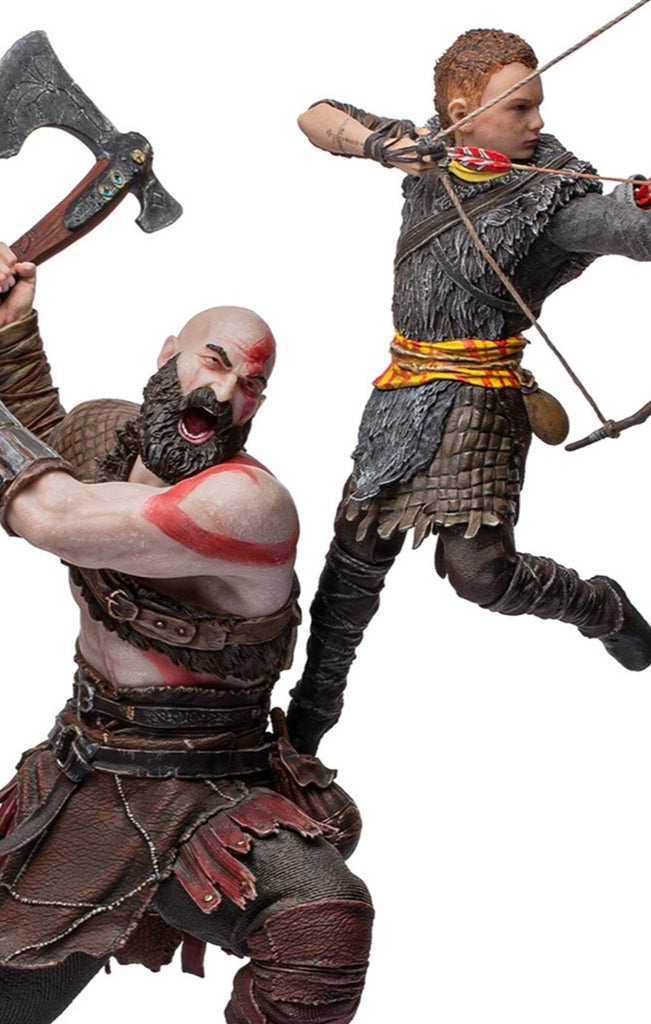 Statue Kratos and Atreus - God of War - BDS Art Scale 1/10 - Iron Studios