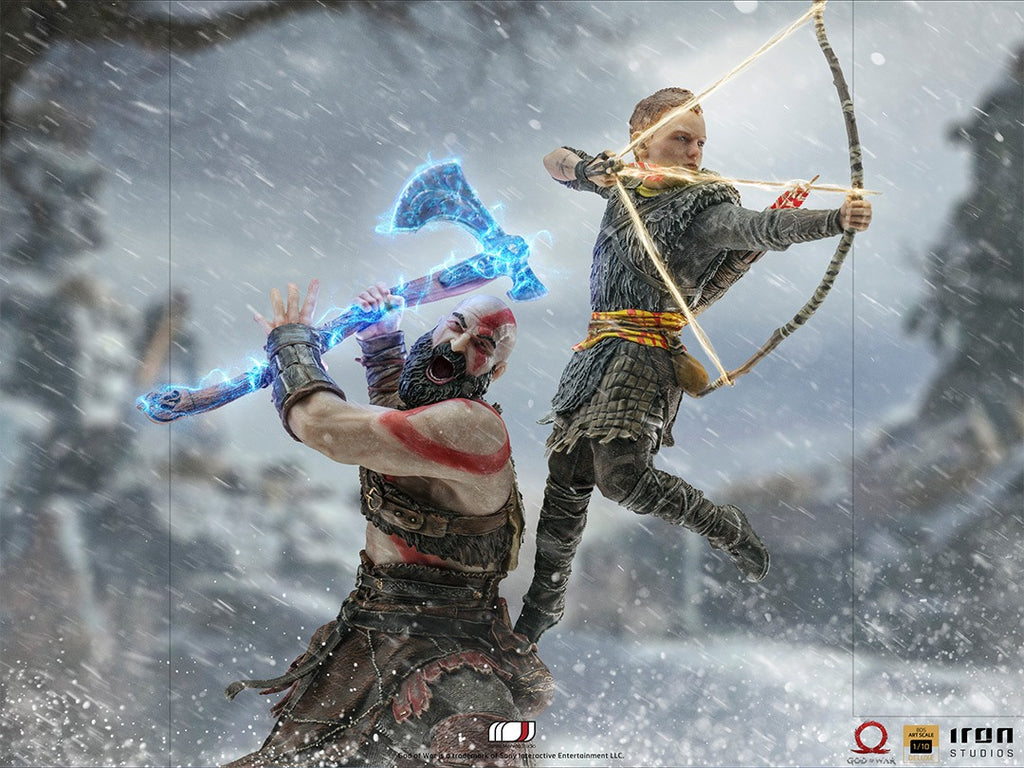 Statue Kratos and Atreus - God of War - BDS Art Scale 1/10 - Iron Studios