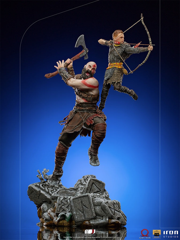 Statue Kratos and Atreus - God of War - BDS Art Scale 1/10 - Iron Studios