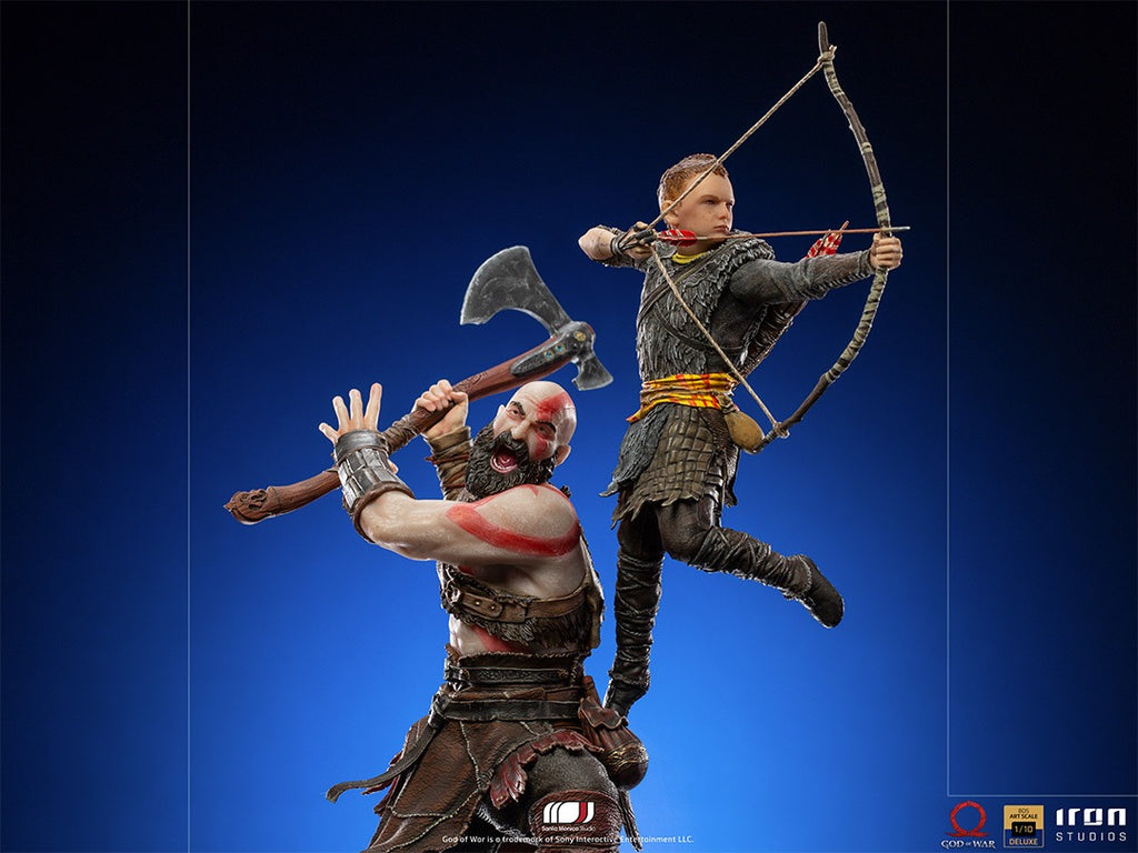 Statue Kratos and Atreus - God of War - BDS Art Scale 1/10 - Iron Studios