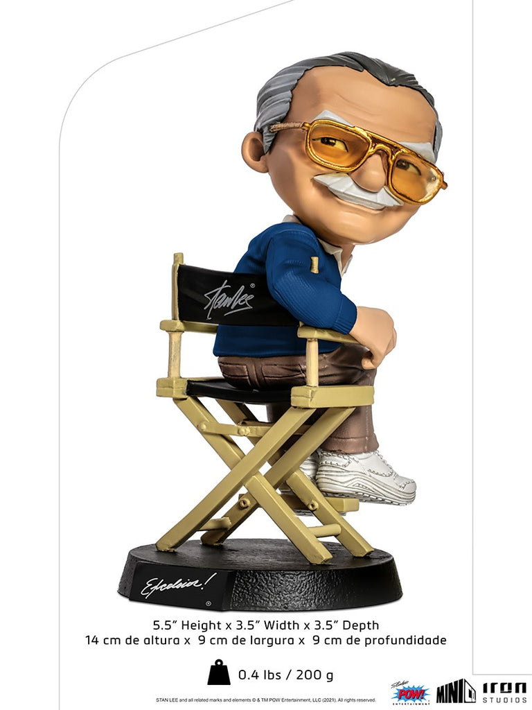 Statue Stan Lee (Blue) - Pow! - MiniCo - Iron Studios