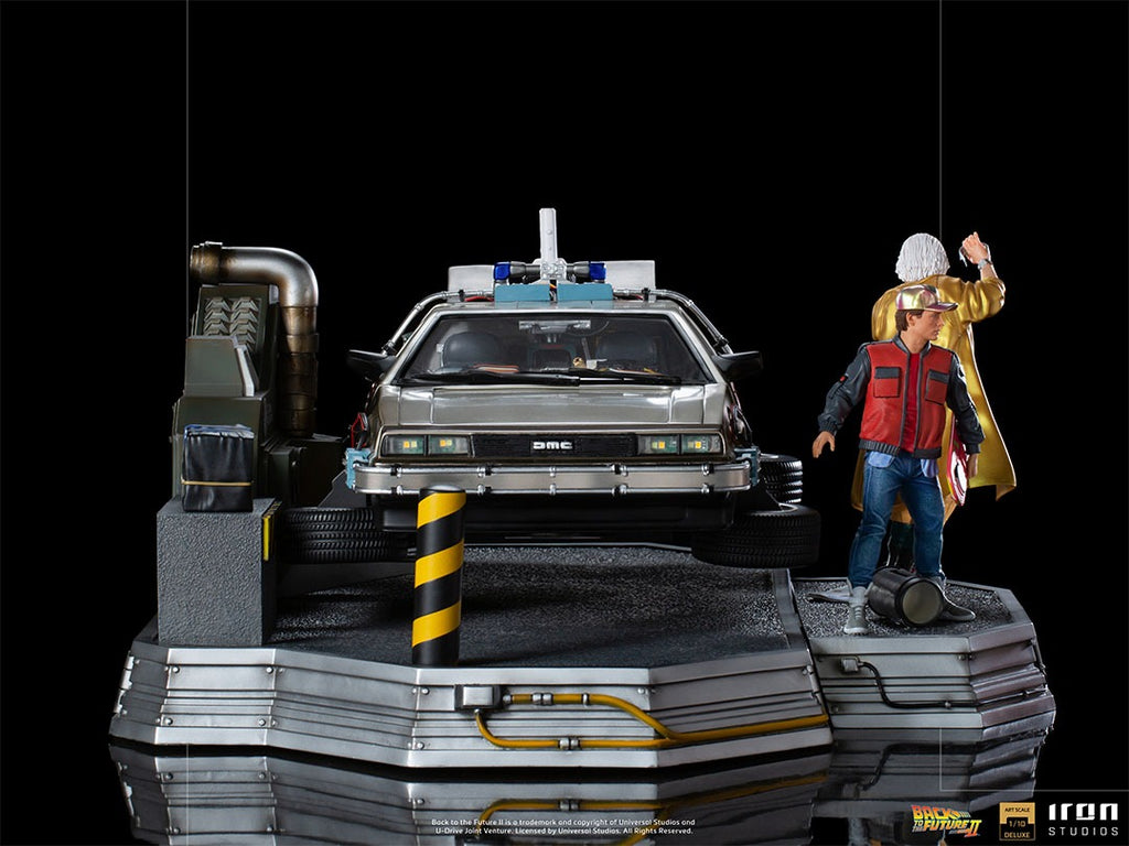 Delorean Full Set Deluxe - Back to the Future II - Art Scale 1/10 - Iron Studios