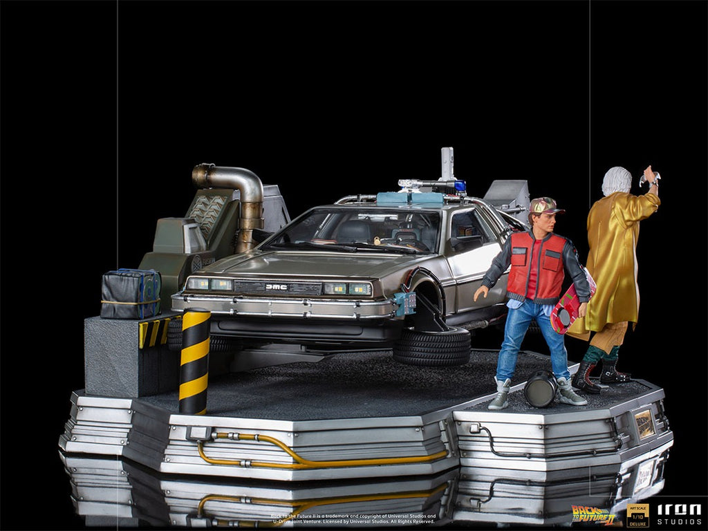 Delorean Full Set Deluxe - Back to the Future II - Art Scale 1/10 - Iron Studios