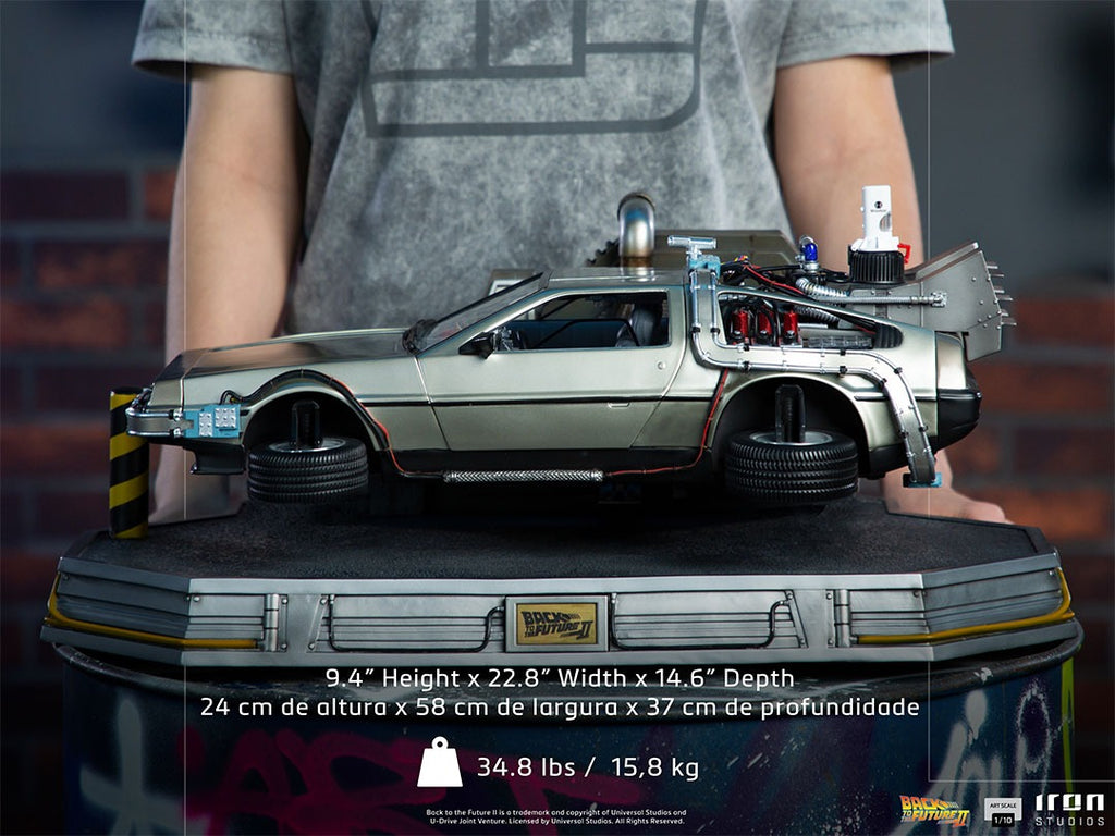 Delorean - Back to the Future II - Art Scale 1/10 - Iron Studios