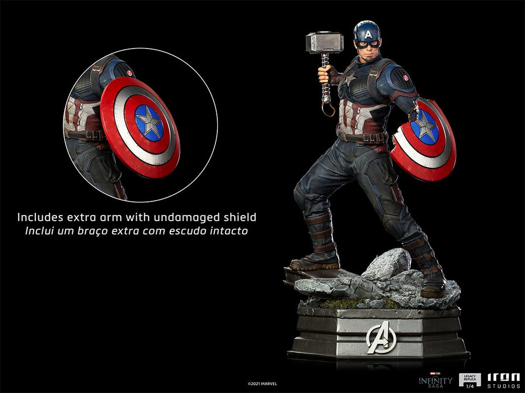 Captain America - Infinity Saga - Legacy Replica 1/4 - Iron Studios