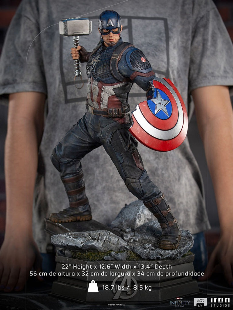 Captain America - Infinity Saga - Legacy Replica 1/4 - Iron Studios