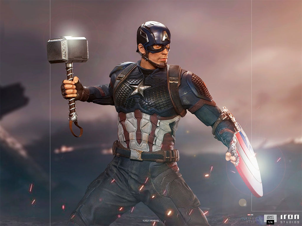 Statue Captain America 1/4 - Infinity Saga - Legacy Replica - Iron Studios