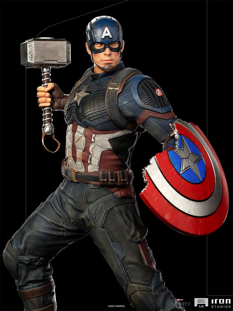 Statue Captain America 1/4 - Infinity Saga - Legacy Replica - Iron Studios