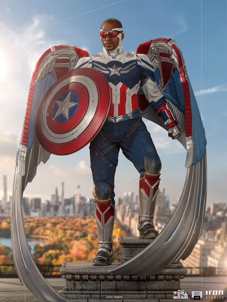 Statue Captain America Sam Wilson (Complete) - Falcon and the Winter Soldier - Legacy Replica 1/4 - Iron Studios