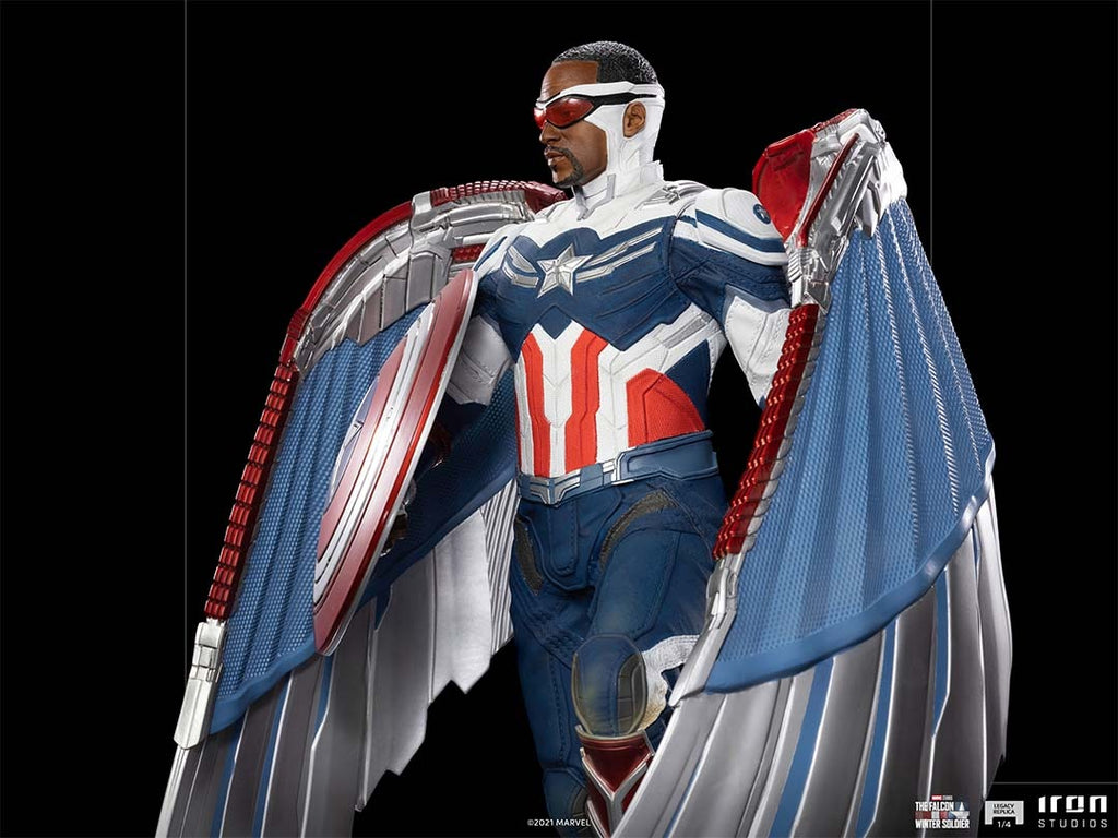 Statue Captain America Sam Wilson (Complete) - Falcon and the Winter Soldier - Legacy Replica 1/4 - Iron Studios