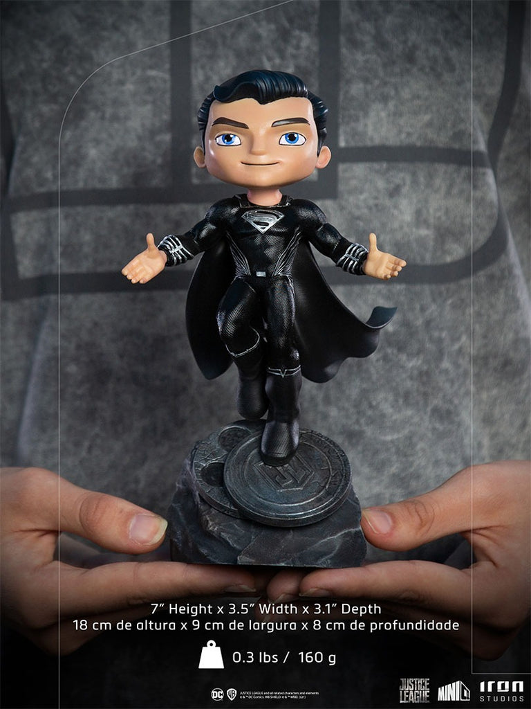 Superman Black Suit - Zack Snyder's Justice League - Minico - Iron Studios