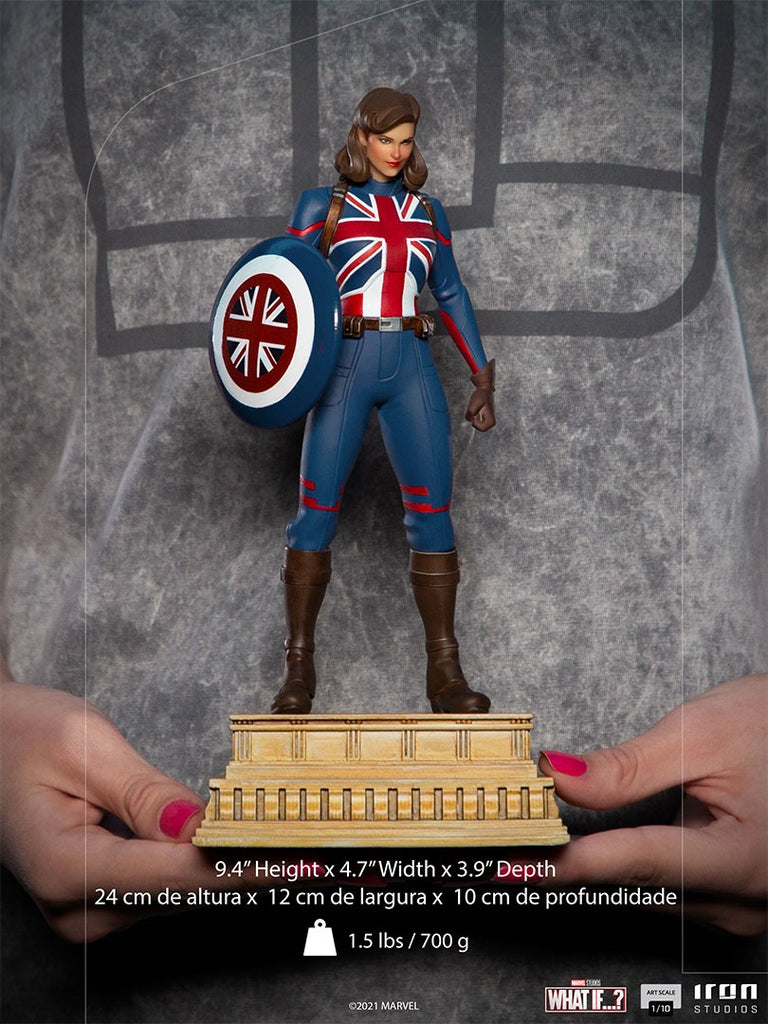 Statue Captain Carter - What If...? - Marvel - Art Scale 1/10 - Iron Studios