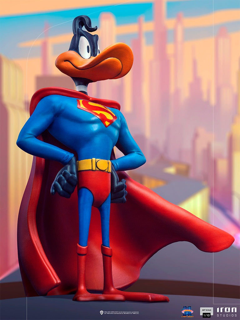 iron studios アイアンスタジオ Daffy Duck Superma Statue Daffy Duck Superman - Space Jam: A New Legacy - Art