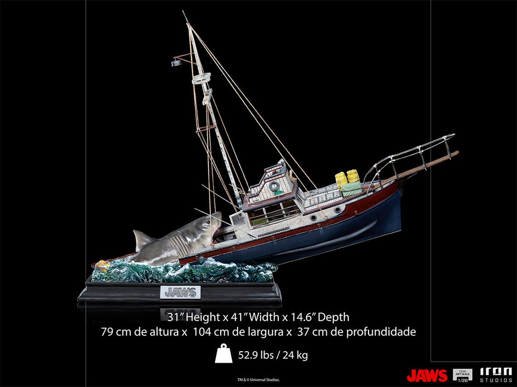 Statue Jaws - Jaws - Demi Scale 1/20 - Iron Studios