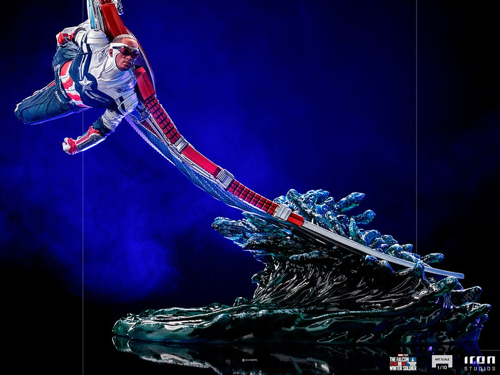 Statue Captain America Sam Wilson (Deluxe) - The Falcon and the Winter Soldier - BDS Art Scale 1/10 - Iron Studios