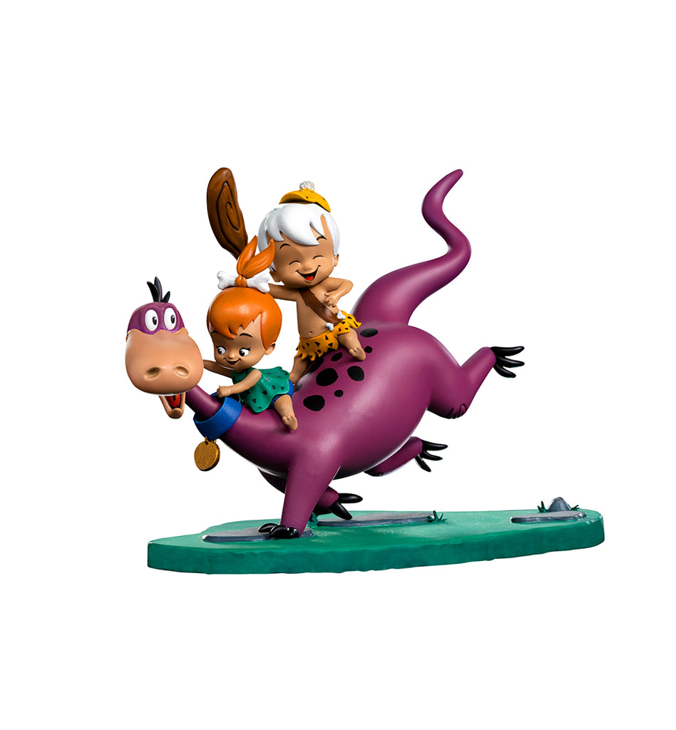 Statue Dino, Pebbles, Bamm-Bamm - The Flintstones - Art Scale 1/10 - Iron Studios