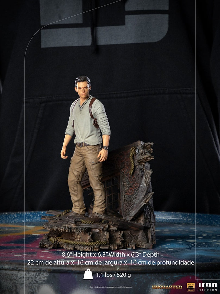 Nathan Drake Deluxe - Uncharted (Movie) - Art Scale 1/10 - Iron Studios
