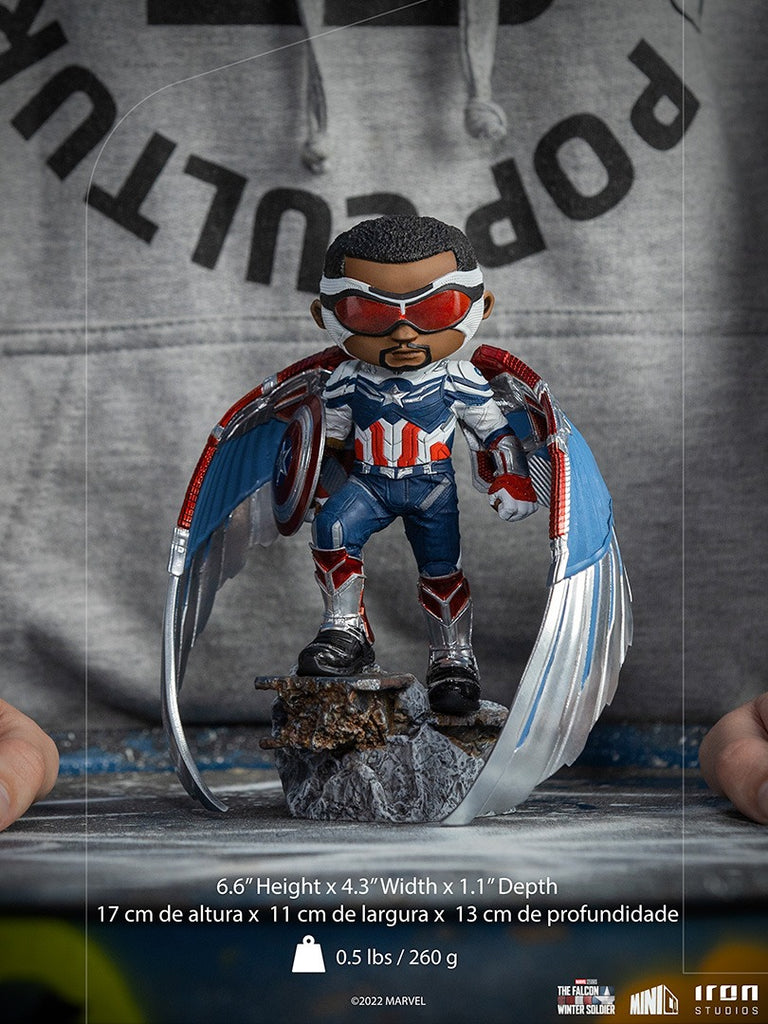 Statue Captain America Sam Wilson - The Falcon and the Winter Soldier - MiniCo - Iron Studios