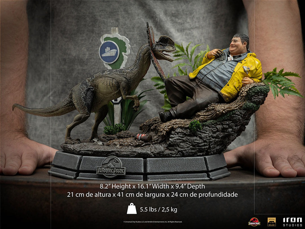 Statue Dennis Nedry Deluxe - Jurassic Park - Art Scale 1/10 - Iron Studios