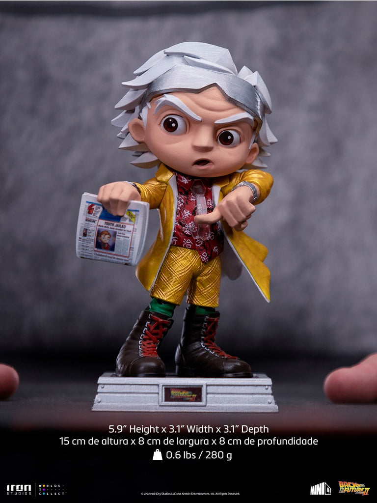 Statue Doctor Brown - Back to the Future - MiniCo - Iron Studios