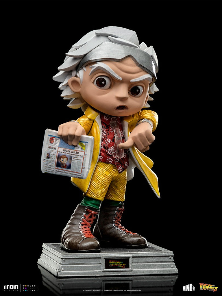 Statue Doctor Brown - Back to the Future - MiniCo - Iron Studios