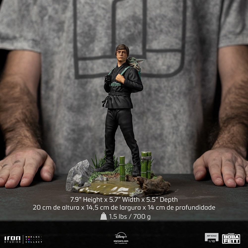 Statue Luke Skywalker and Grogu Training Ver. - Book of Boba Fett - Art Scale 1/10 - Iron Studios