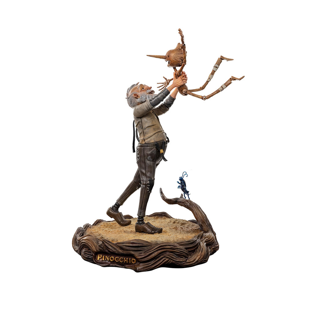 Geppetto & Pinocchio Deluxe (Signed Version) - Pinocchio - Art Scale 1/10 - Iron Studios