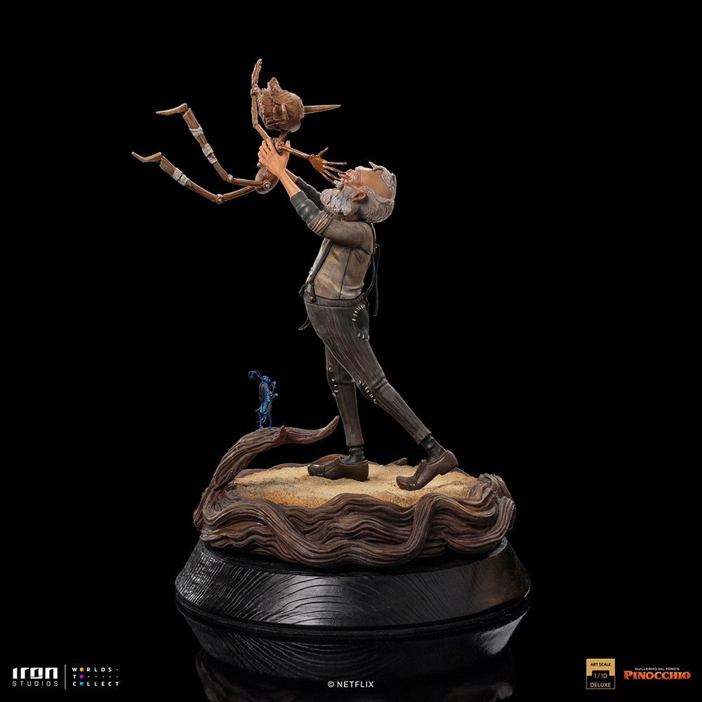 Geppetto & Pinocchio Deluxe (Signed Version) - Pinocchio - Art Scale 1/10 - Iron Studios