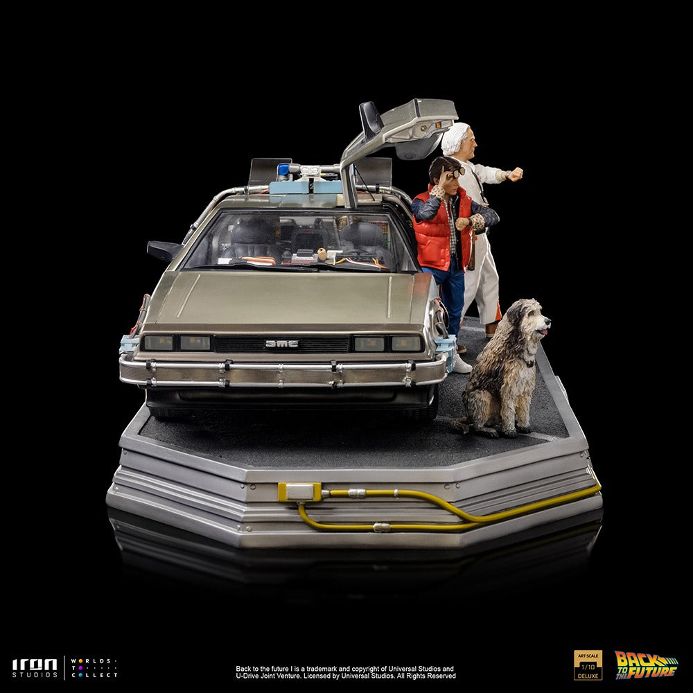 Delorean Full Set Deluxe  Back to the Future  Art Scale 1/10  Iron Studios