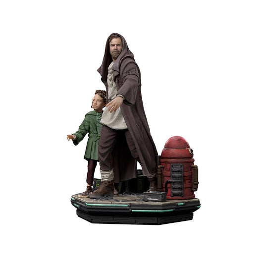 Statue Obi-Wan and Young Leia - Star Wars: Obi-Wan Kenobi - Art Scale 1/10 - Iron Studios