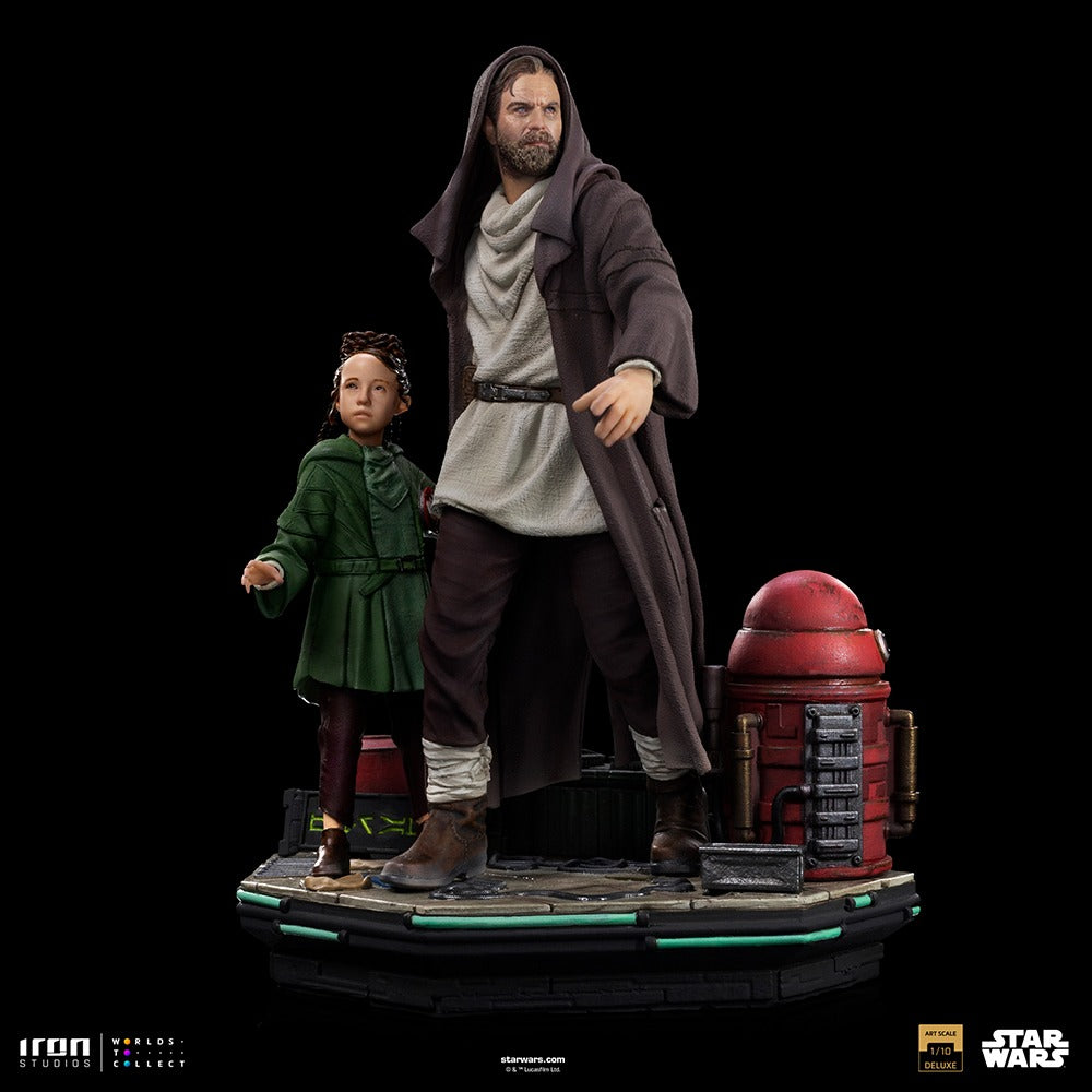 Statue Obi-Wan and Young Leia - Star Wars: Obi-Wan Kenobi - Art Scale 1/10 - Iron Studios