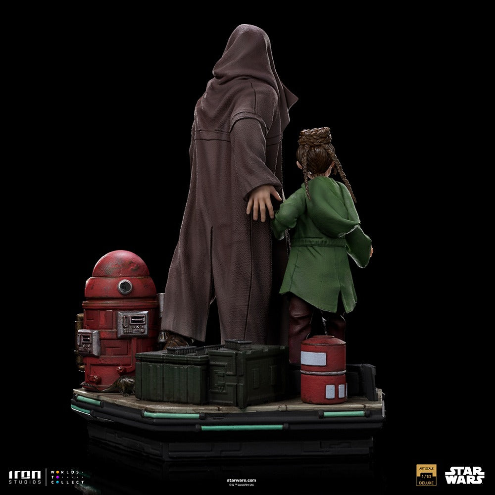 Statue Obi-Wan and Young Leia - Star Wars: Obi-Wan Kenobi - Art Scale 1/10 - Iron Studios