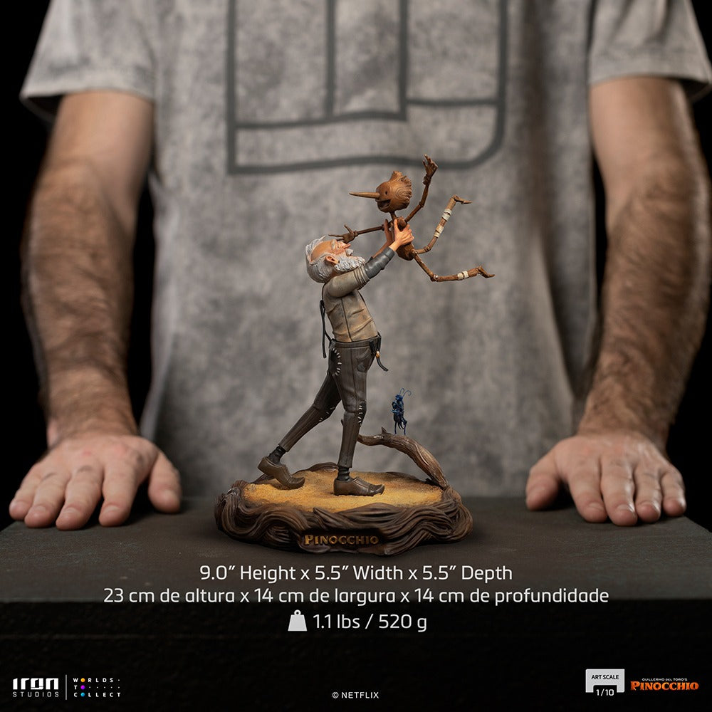 Statue Geppetto & Pinocchio Deluxe - Pinocchio - Art Scale 1/10 - Iron Studios