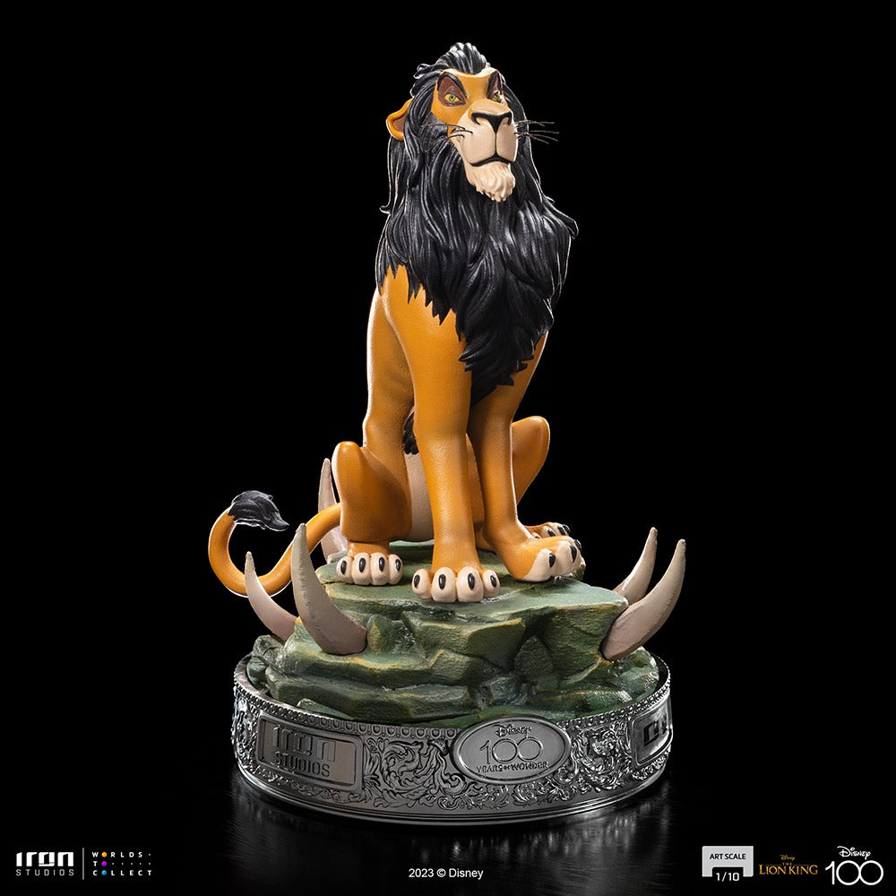 Scar 100 Years Version - Disney 100th - The Lion King - Art Scale 1/10 - Iron Studios