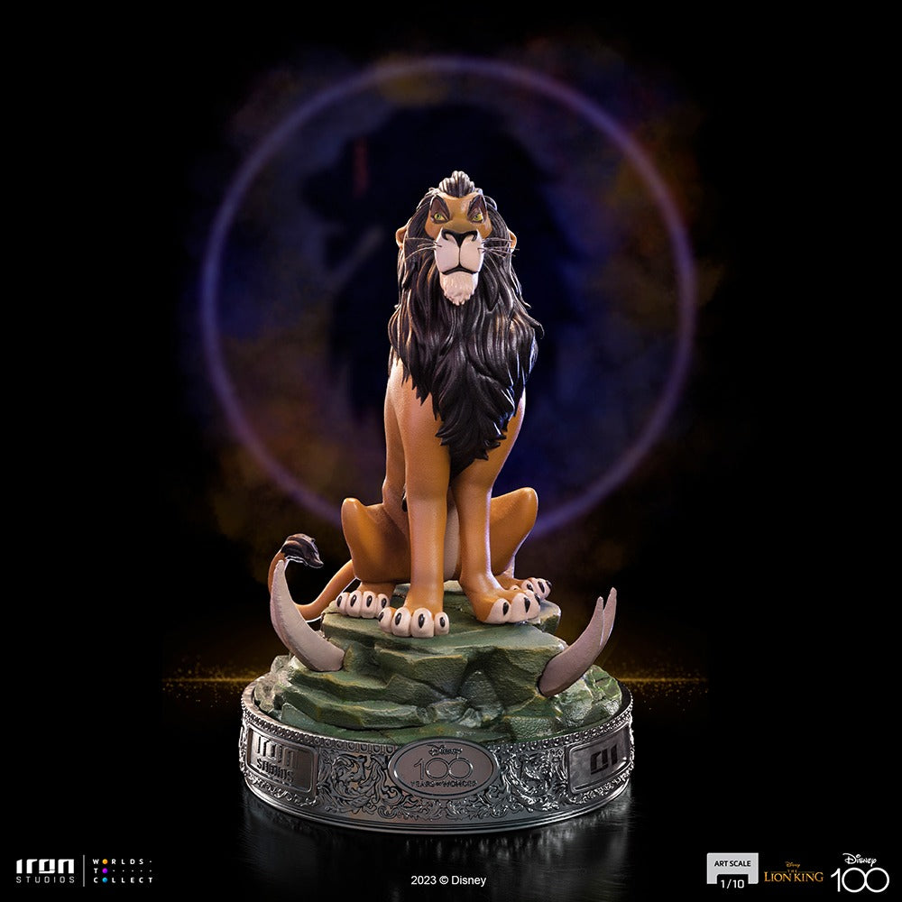 Scar 100 Years Version - Disney 100th - The Lion King - Art Scale 1/10 - Iron Studios