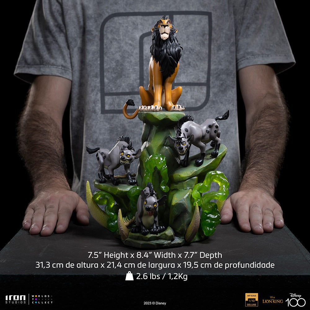 Statue Scar Deluxe - The Lion King - Art Scale 1/10 - Iron Studios