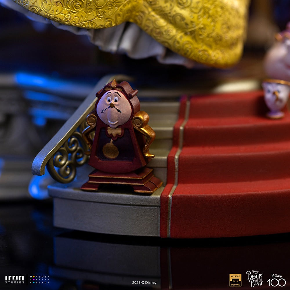 Statue Beauty and The Beast Deluxe - Disney 100th - Beauty and The Beast - Art Scale 1/10 - Iron Studios