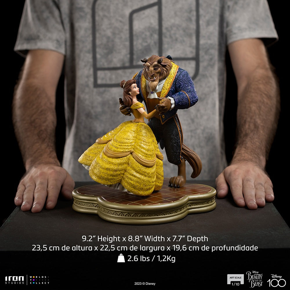 Beauty and The Beast - Disney 100th - Beauty and The Beast - Art Scale 1/10 - Iron Studios