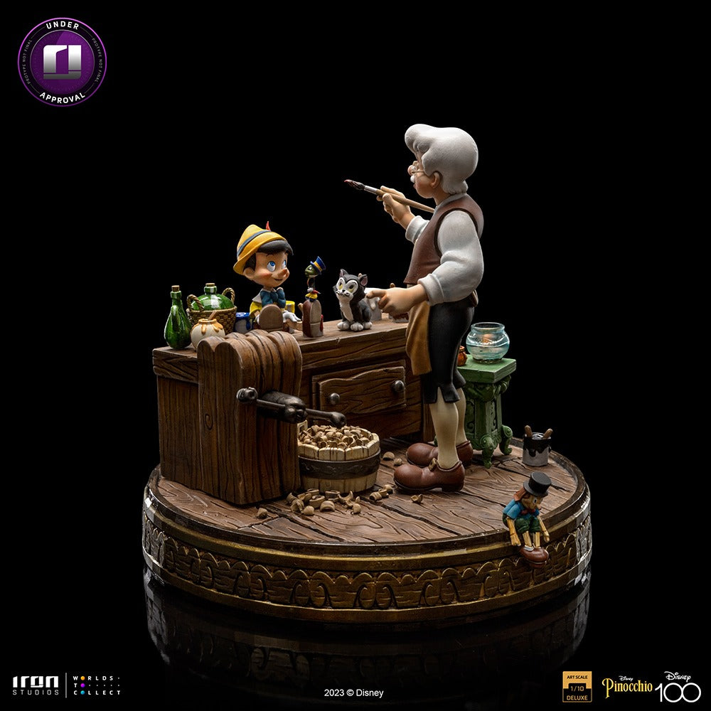 Statue Pinocchio Deluxe - Disney 100TH - Pinocchio - Art Scale 1/10 - Iron Studios