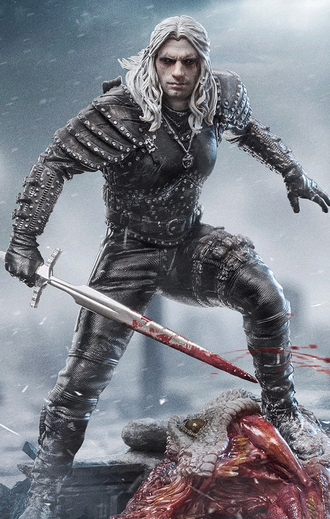 Statue Geralt of Rivia - The Witcher Netflix - BDS Art Scale - Iron Studios