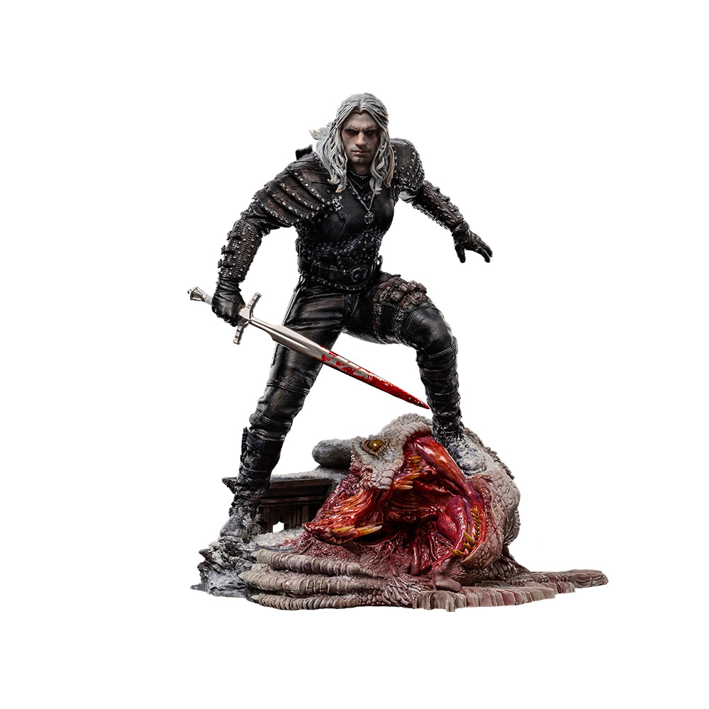 Statue Geralt of Rivia - The Witcher Netflix - BDS Art Scale - Iron Studios