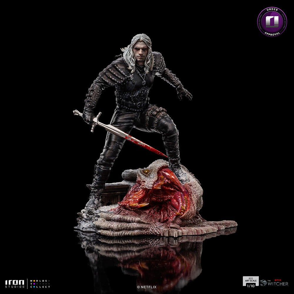 Statue Geralt of Rivia - The Witcher Netflix - BDS Art Scale - Iron Studios