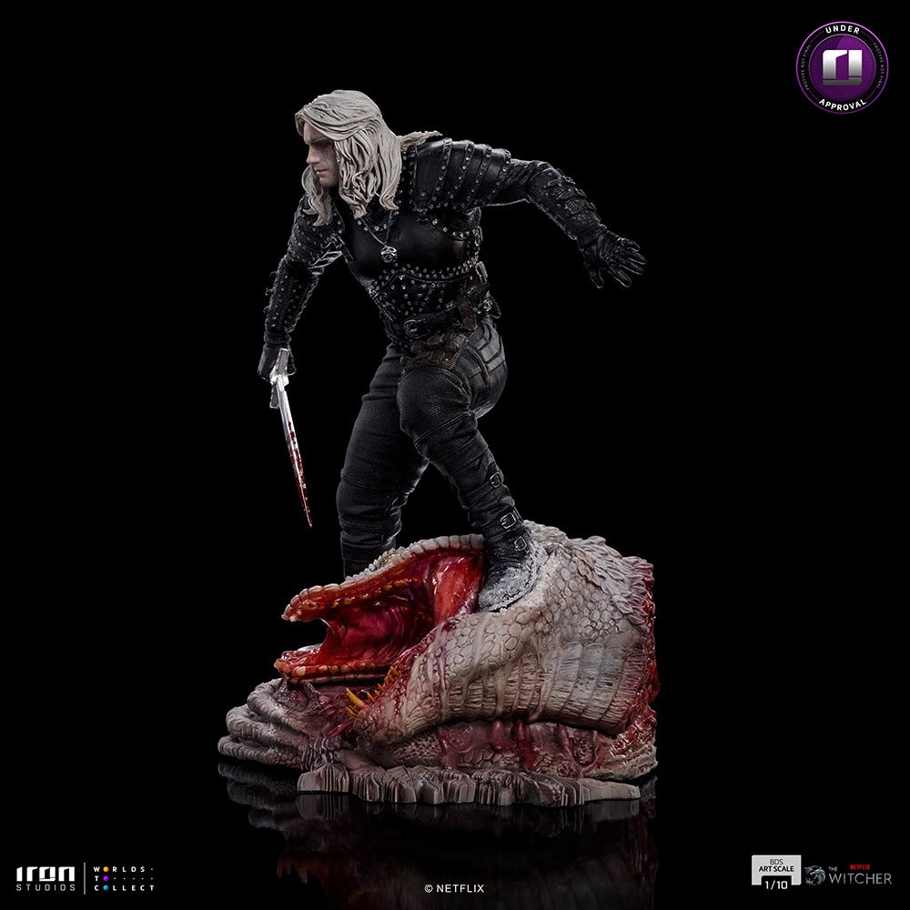 Statue Geralt of Rivia - The Witcher Netflix - BDS Art Scale - Iron Studios