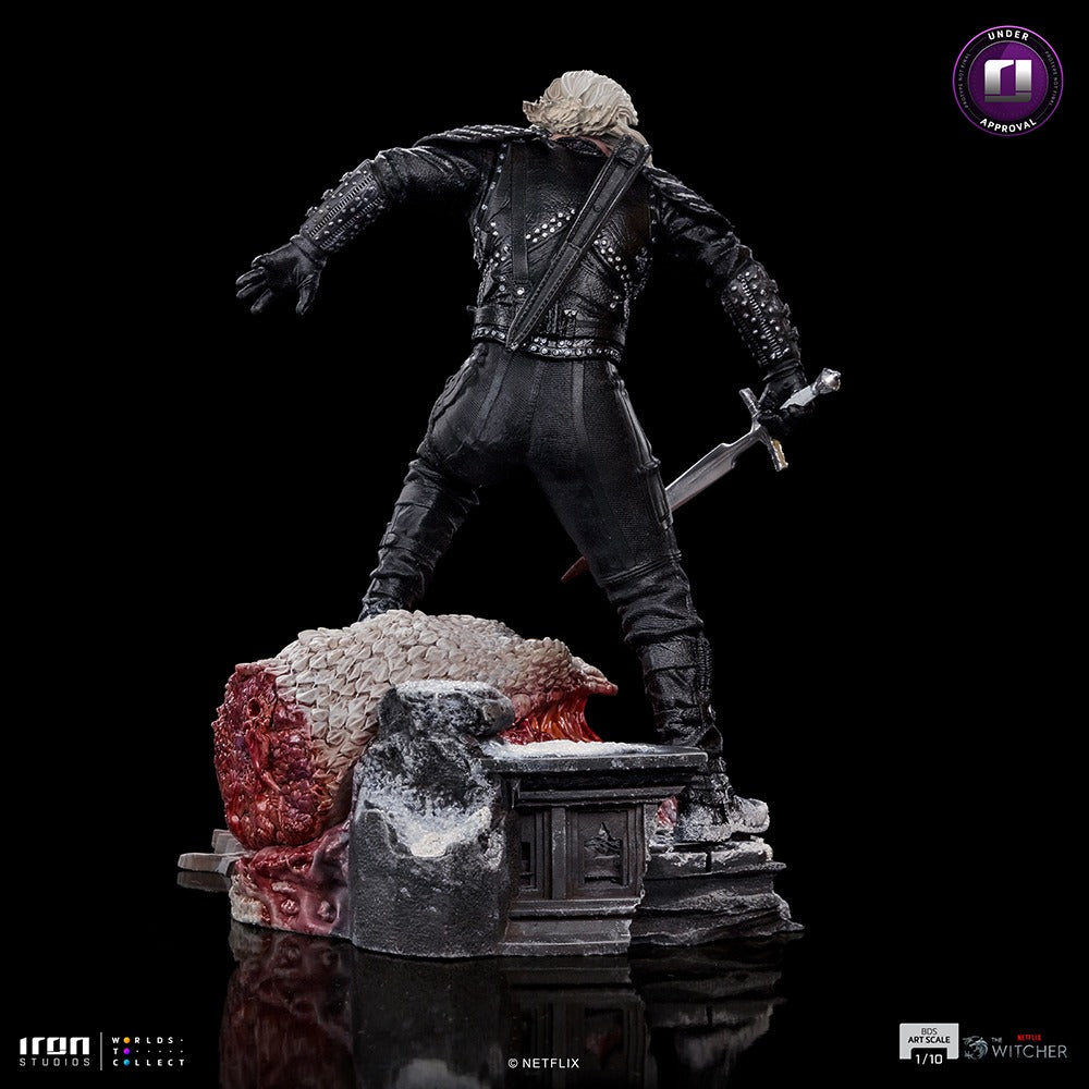 Statue Geralt of Rivia - The Witcher Netflix - BDS Art Scale - Iron Studios