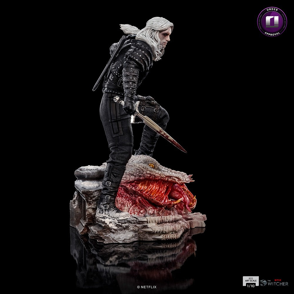 Statue Geralt of Rivia - The Witcher Netflix - BDS Art Scale - Iron Studios