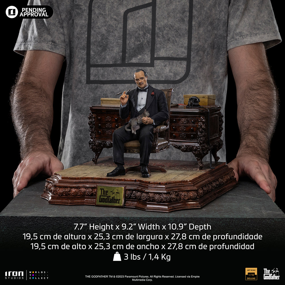 Statue Don Vito Corleone Deluxe The Godfather Art Scale 1/10 Iron
