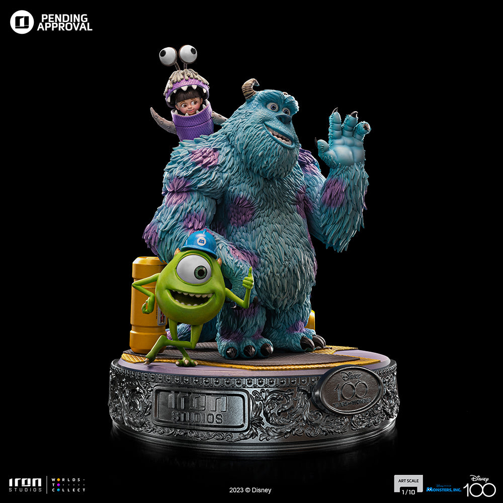 Statue Monsters Inc. Diorama 100 Years Ver - Disney 100TH - Monsters Inc - Art Scale 1/10 - Iron Studios
