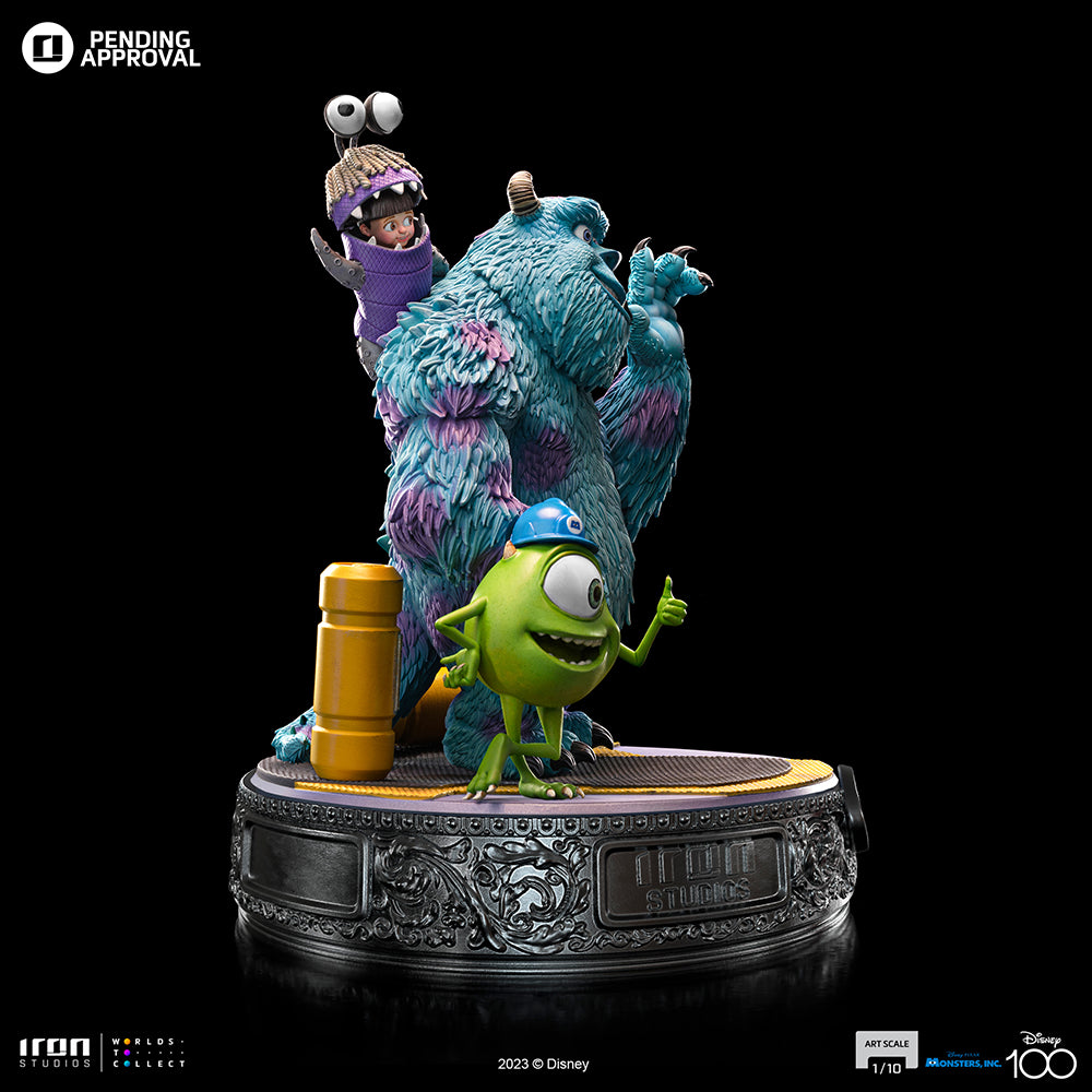 Statue Monsters Inc. Diorama 100 Years Ver - Disney 100TH - Monsters Inc - Art Scale 1/10 - Iron Studios