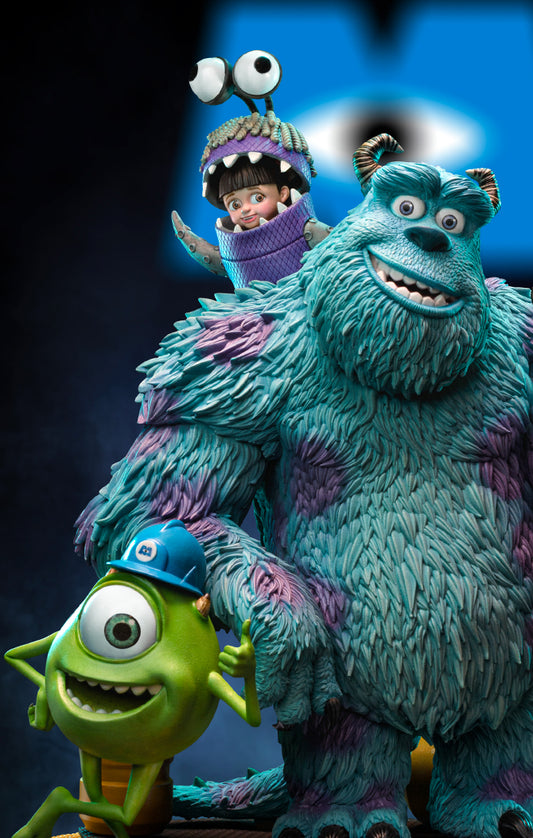 Statue Monsters Inc. Diorama - Disney 100TH - Monsters Inc - Art Scale 1/10 - Iron Studios