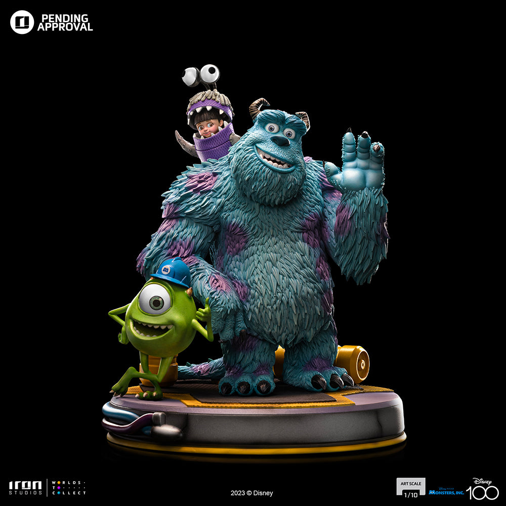 Statue Monsters Inc. Diorama - Disney 100TH - Monsters Inc - Art Scale 1/10 - Iron Studios